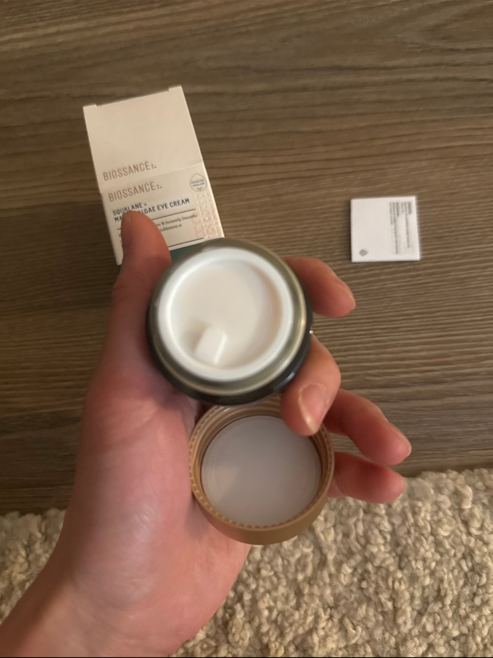 New biossance Squalane + Marine Algae Eye Cream - Picture 2 of 2